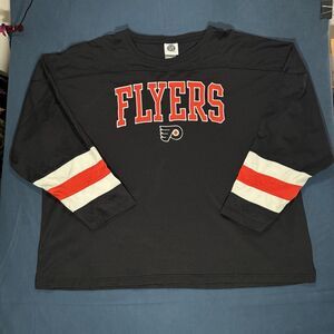 Philadelphia Flyers NHL Jersey Shirt Black Orange Mens XXL